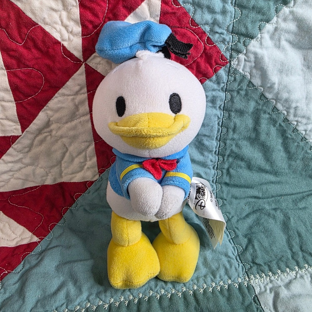 Disney Donald Duck nuiMOs Plush Blue Sailor Outfit White Yellow 7 Inch